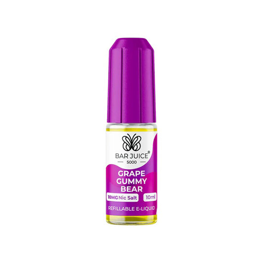 BAR JUICE Grape Gummy Bear Nic Salt 10ml