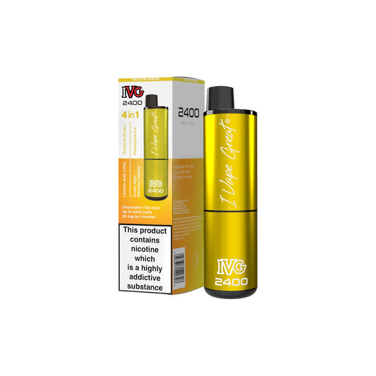 Yellow Edition IVG 2400 Disposable Device
