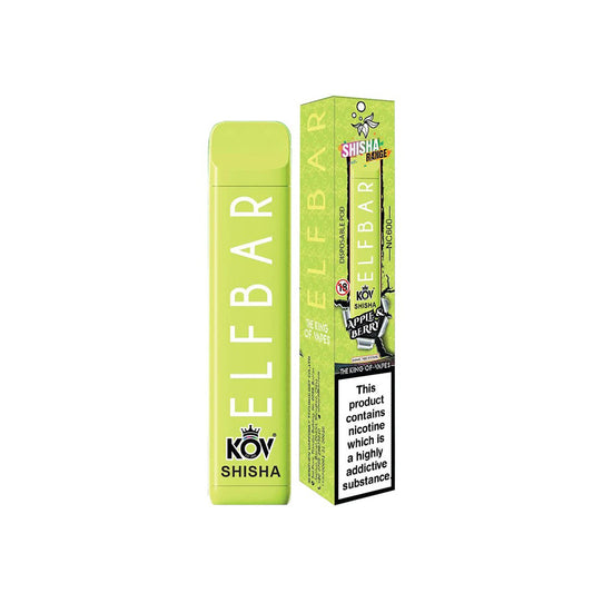 ELF BAR SHISHA Apple & Berry NC600 Disposable