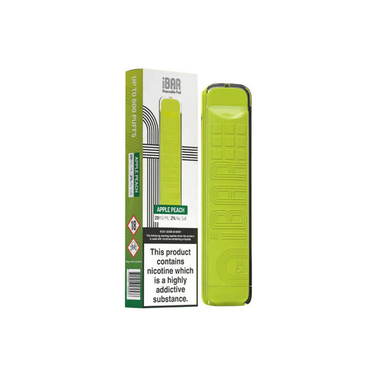 IBREATHE IBAR Apple Peach Flavour Disposable
