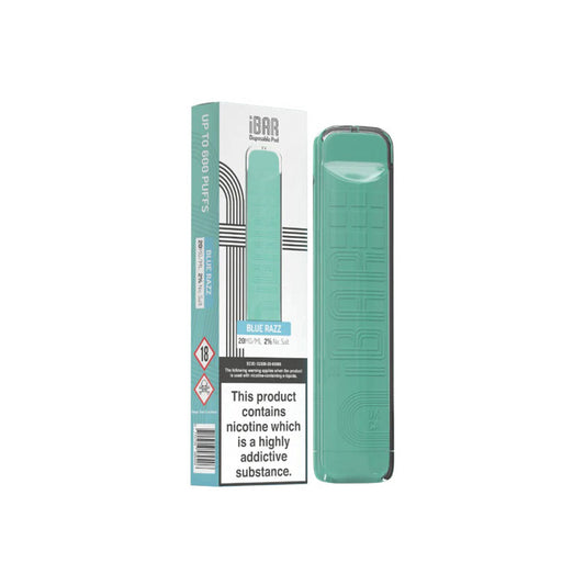 IBREATHE IBAR Blue Razz Flavour Disposable