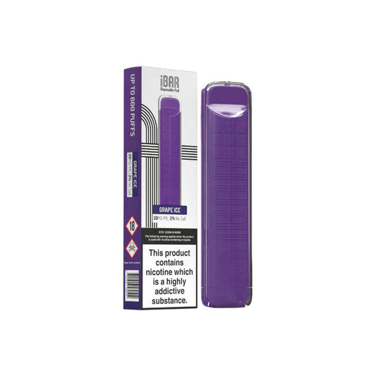 IBREATHE IBAR Grape Ice Flavour Disposable