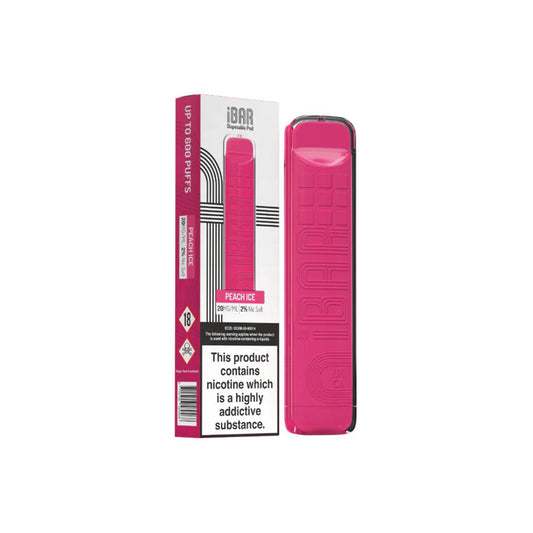 IBREATHE IBAR Peach Ice Flavour Disposable