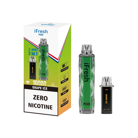 iFRESH Grape Ice Pod 10000 Puffs