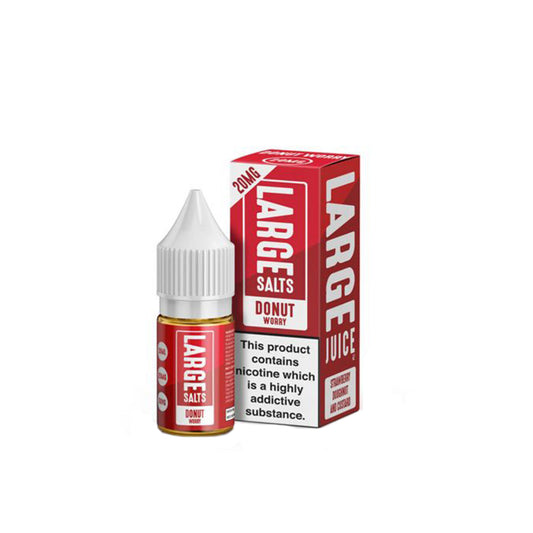 LARGE JUICE Large Salts Donut Worry 10ml Nic Salt