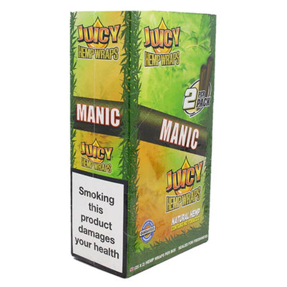 JUICY HEMP WRAPS - 25 Packs Per Box