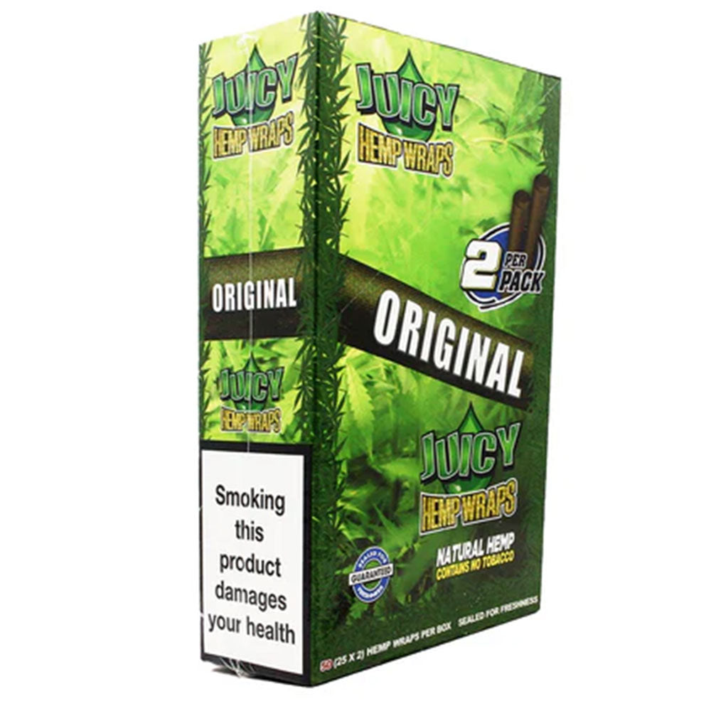 JUICY HEMP WRAPS - 25 Packs Per Box