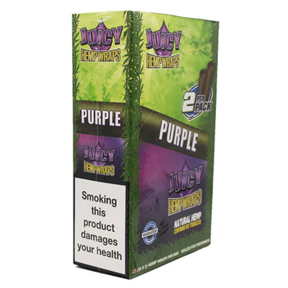 JUICY HEMP WRAPS - 25 Packs Per Box