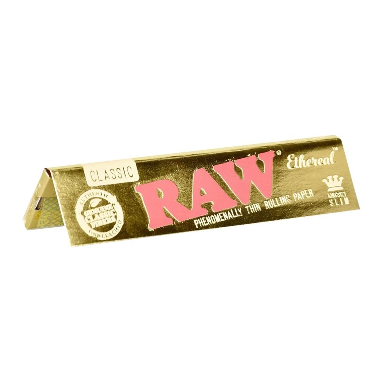 RAW Ethereal - King size Slim Gold - Box of 50