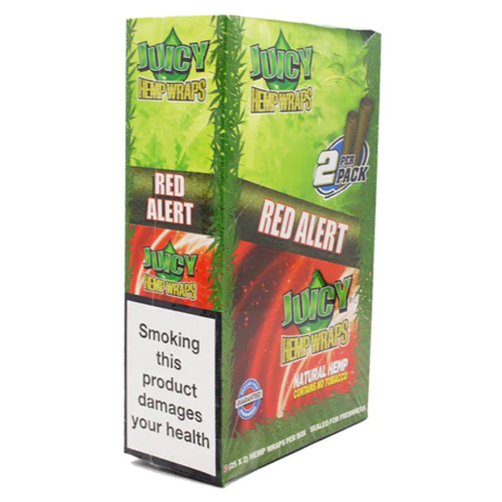 JUICY HEMP WRAPS - 25 Packs Per Box