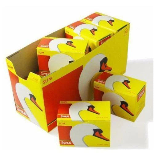 SWAN SLIM SLIMLINE FILTER TIPS 1 Box OF 10 x 165