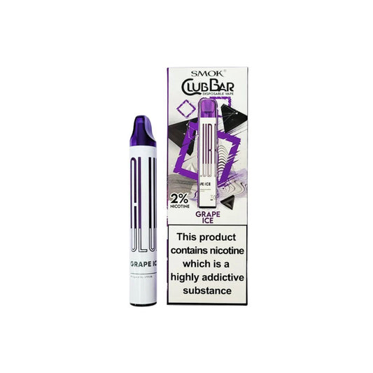 SMOK CLUB BAR Grape Ice Disposable