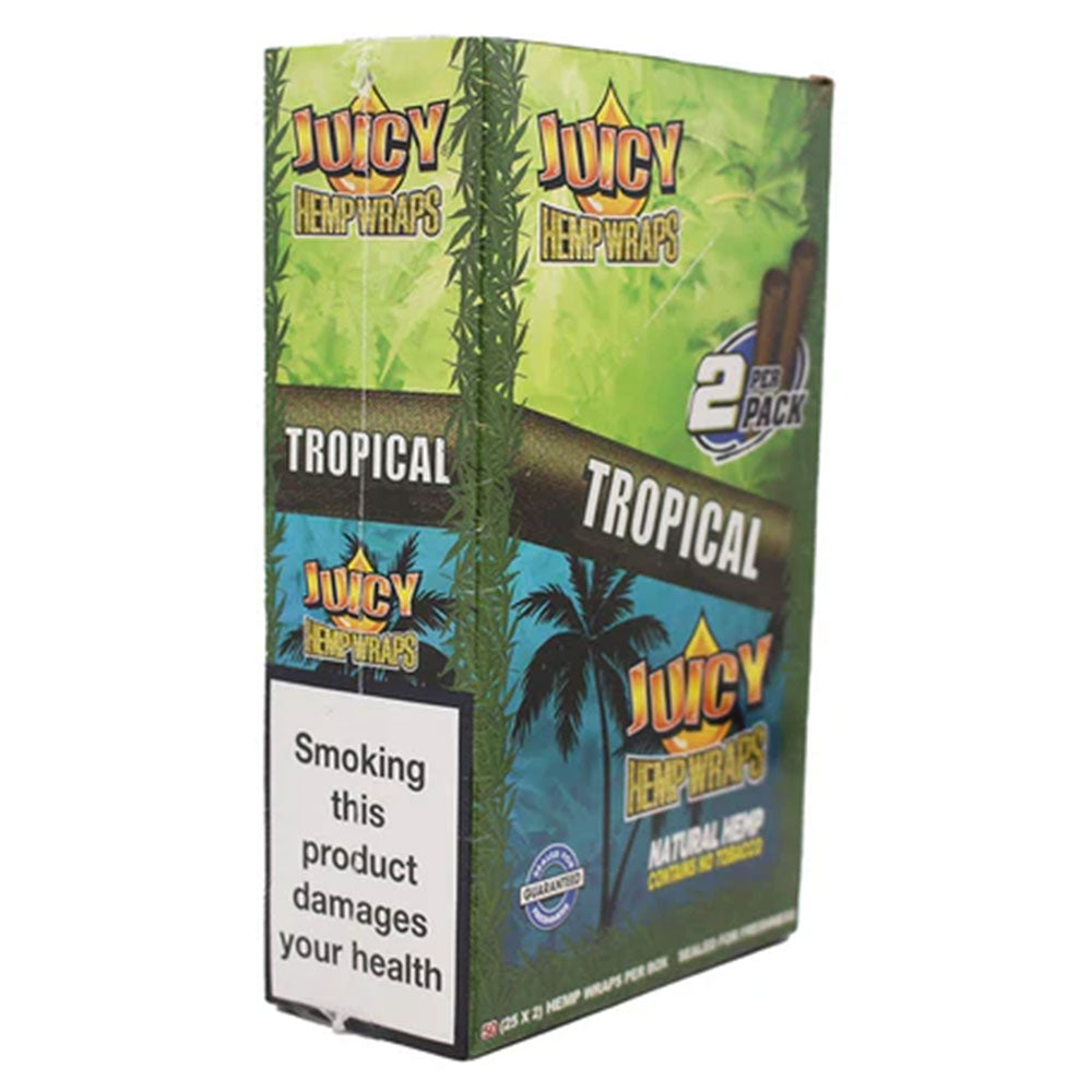 JUICY HEMP WRAPS - 25 Packs Per Box